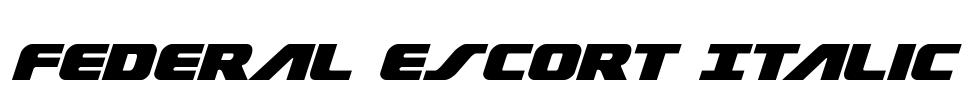 Federal Escort Italic
