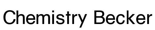 Chemistry Becker Font Image