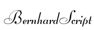 BernhardScript Font Image