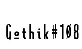 Gothik#108