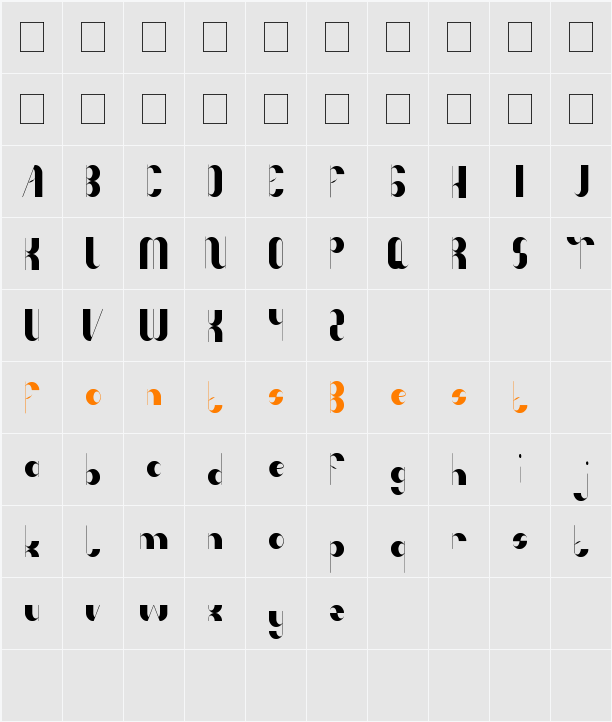 Anything Mean Everything Character Map