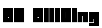 BD BillDing Font Image