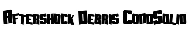 Aftershock Debris CondSolid