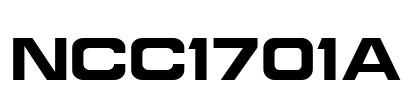 NCC1701A Font Image