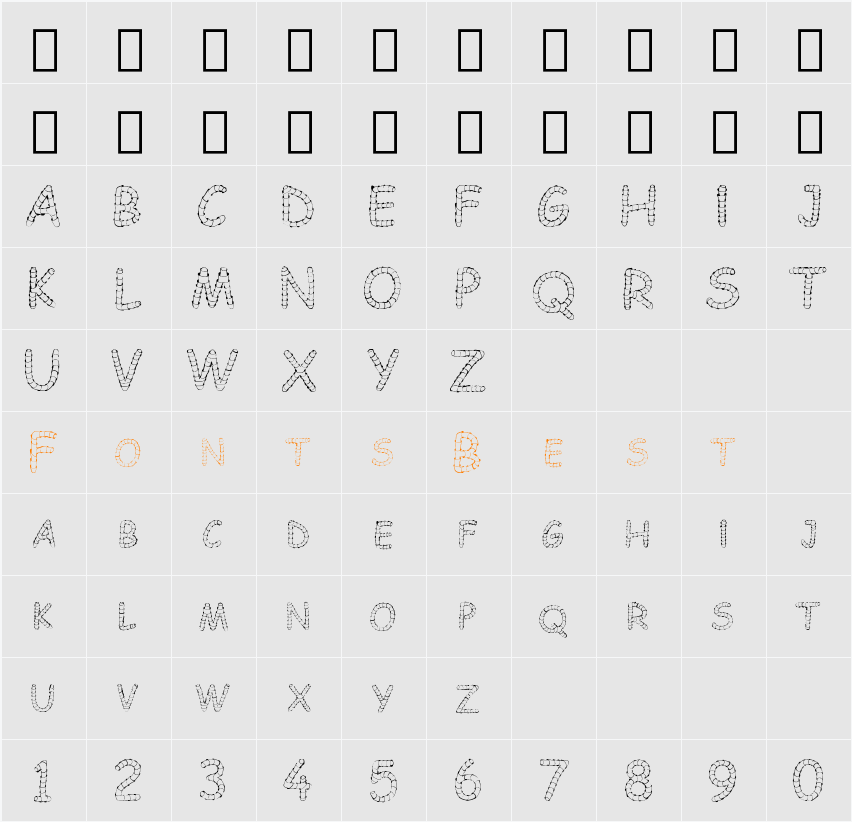 Chowes Character Map