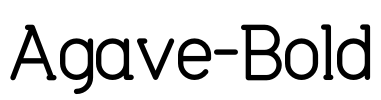 Agave-Bold Font Image