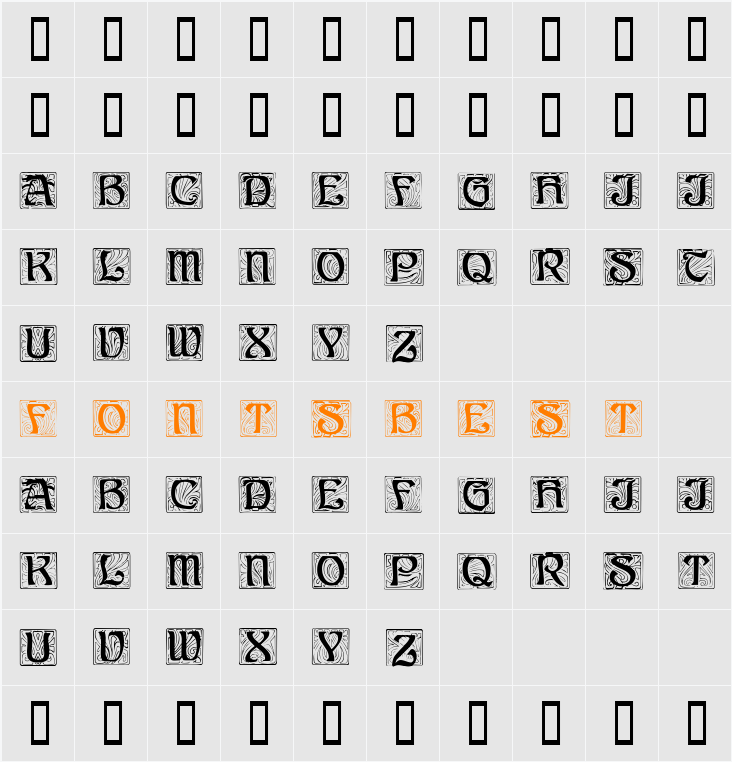 AnnStone Character Map