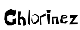 Chlorinez Font Image