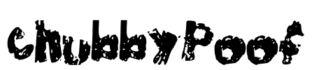 ChubbyPoof Font Image