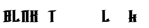 BLNK Taper Lucker Font Image