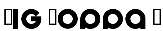 Big Poppa E Font Image