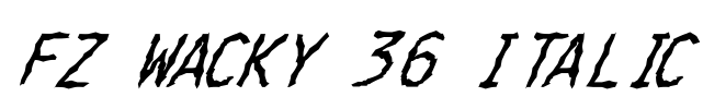 FZ WACKY 36 ITALIC