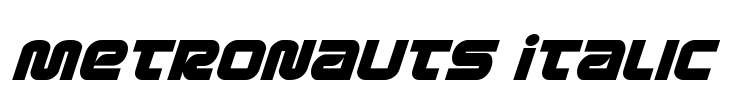Metronauts Italic