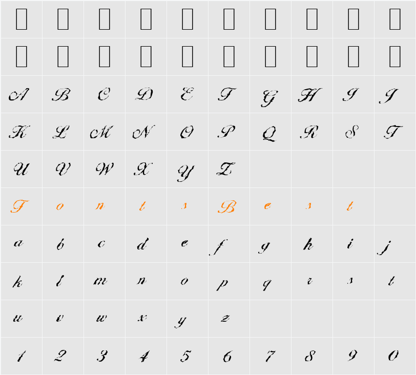 BallantinesRandom Character Map