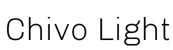Chivo Light Font Image