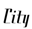 City Font Image