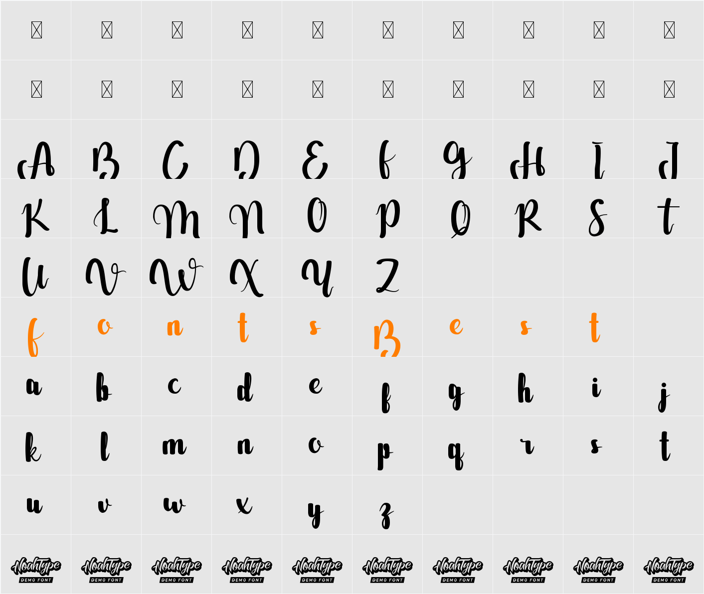 Beauty Unleash Demo Character Map
