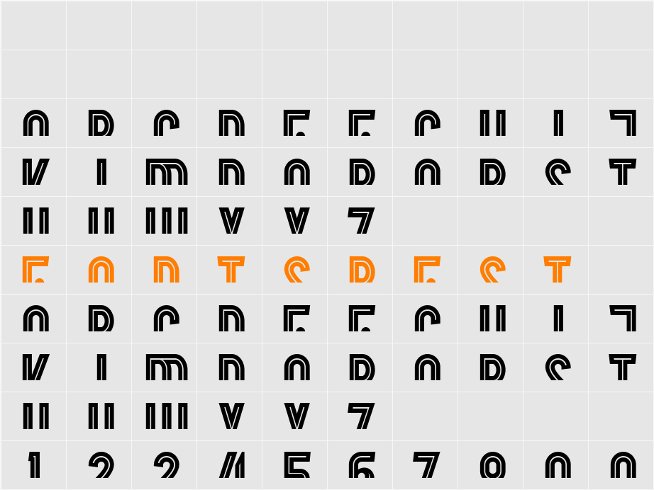 Border Control Character Map