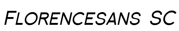 Florencesans SC Font Image