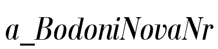 a_BodoniNovaNr