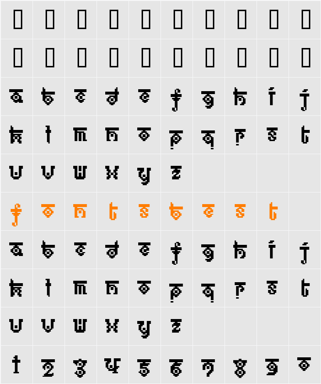 BM ethno Character Map