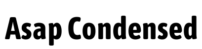 Asap Condensed Font Image