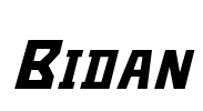 Bidan Font Image