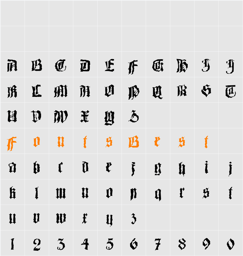 Barlos-Random Character Map
