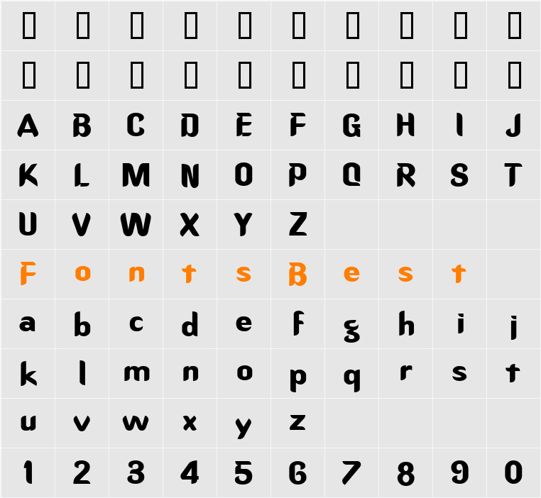 CallimarkerExtended Character Map