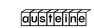 Bausteine Font Image