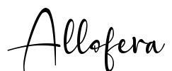 Allofera Font Image