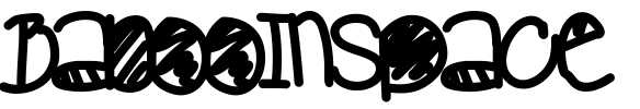 BabooInSpace Font Image