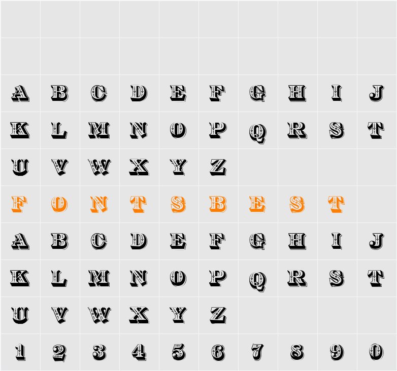 DS Diamond Inlay Character Map