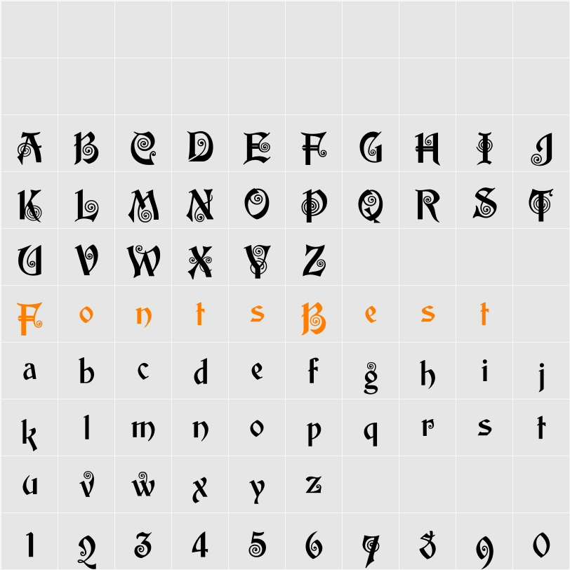 akaPotsley Character Map