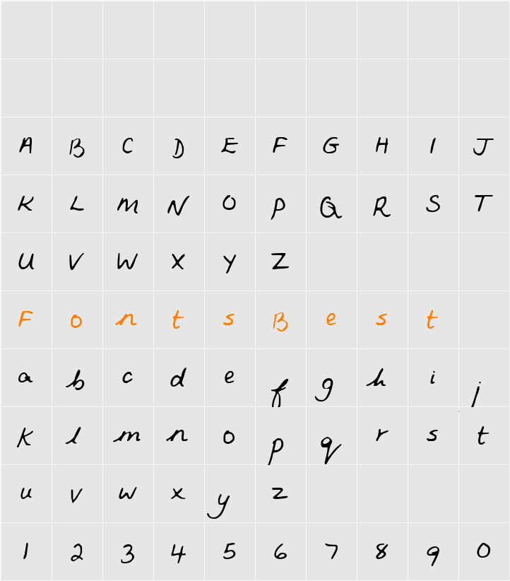 Fiona Character Map