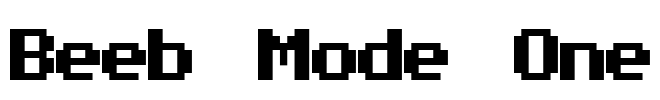Beeb Mode One