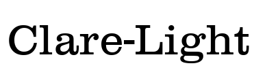 Clare-Light Font Image