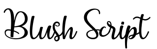 Blush Script