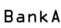 BankA Font Image