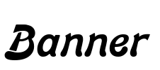 Banner Font Image