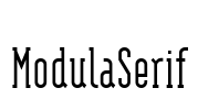 ModulaSerif Font Image