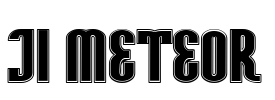 JI-Meteor Font Image