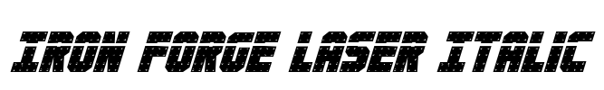 Iron Forge Laser Italic