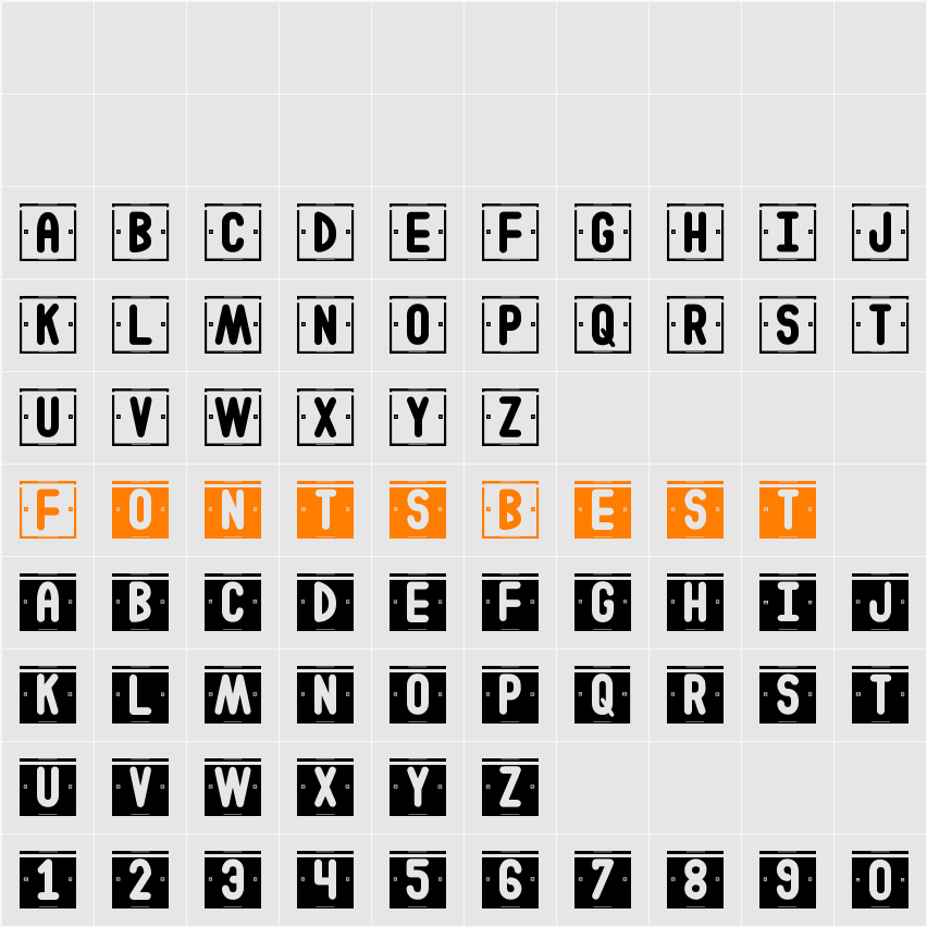 DoUbLe CoLoR St Character Map