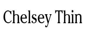 Chelsey Thin Font Image