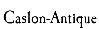 Caslon-Antique