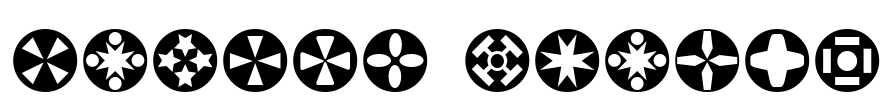 Circle Things Font Image