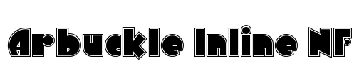 Arbuckle Inline NF Font Image
