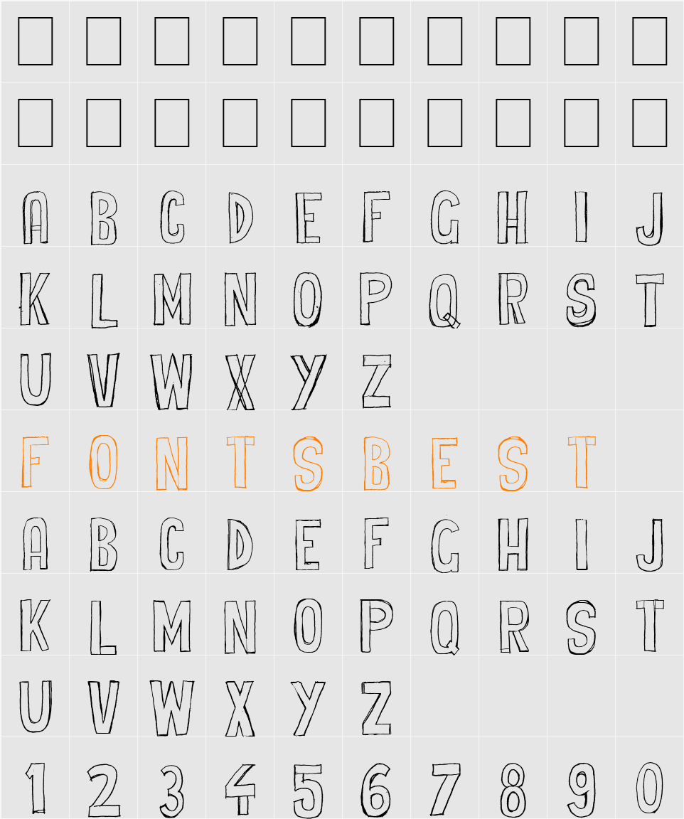 Cheap Potatoes Character Map
