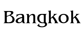 Bangkok Font Image